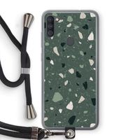 Terrazzo N°19: Samsung Galaxy A11 Transparant Hoesje met koord