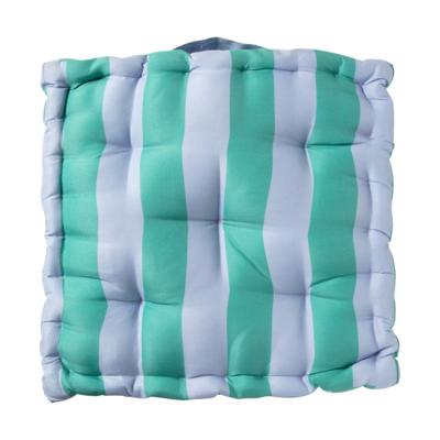 Zitkussen groen/blauw - 40x40x8 cm