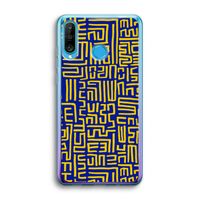 Majorelle Blue Print: Huawei P30 Lite Transparant Hoesje