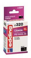 Edding Inktcartridge vervangt Canon PGI-550PGBK XL Compatibel Zwart EDD-320 18-320