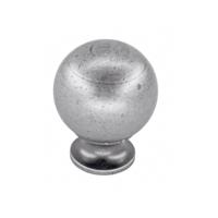 HHD Pro Meubelknop Kasttrekker Bol 725 . 22mm Old Silver - thumbnail