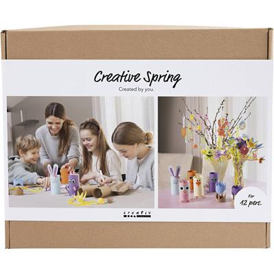 Creativ Company Groepsset creatief voorjaar, voorjaarskleuren, 1 doos