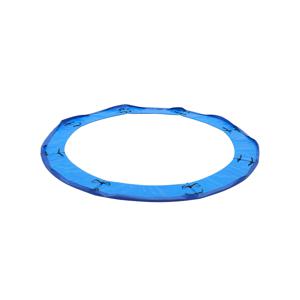 Trampolinerandafdekking, veerafdekking, UV-bestendig, scheurvaste trampolineaccessoires, randbescherming, Blauw / 366 cm