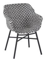 Hartman Tuinstoel 'Delphine' kleur Zwart