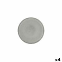 Dinerbord Ariane Porous Groen Keramisch Ø 21 cm (4 Stuks)