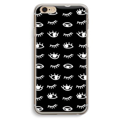 Eye pattern #3: iPhone 6 / 6S Transparant Hoesje