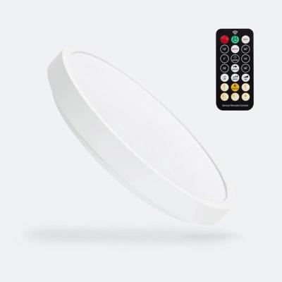 Plafonniere met bewegingsmelder &apos;Desi&apos; radar bewegingsmelder detectie 18W led lamp 300mm 4000k IP54