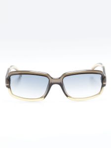 Gucci Pre-Owned lunettes de soleil à monture rectangulaire (années 2000) - Vert