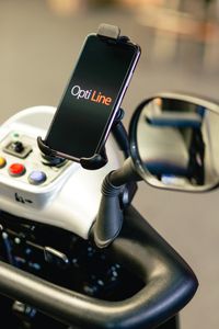 Lampa Opti-Line Scootmobiel mount met universele smartphonehouder