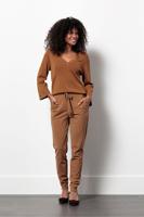 Downstairs bonded trousers - caramel - 13278