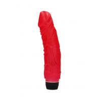 Perfect Pleasure multi-speed Vibrator - 22 cm- Red - thumbnail