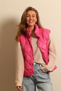 Max Mara bodywarmer Roze maat 38 Polyamide 2419291024600