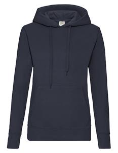 Fruit Of The Loom F409 Ladies´ Classic Hooded Sweat - Deep Navy - M