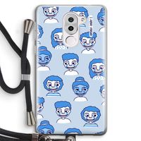 Gezichtjes: Honor 6X Transparant Hoesje met koord