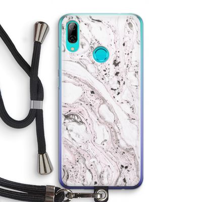 Mengelmoes: Huawei P Smart (2019) Transparant Hoesje met koord