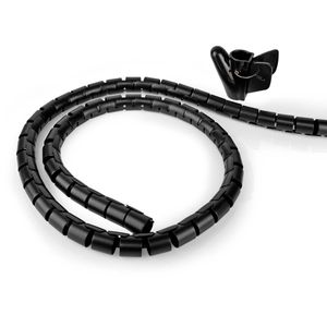 Nedis Kabelmanagement | Spiraalvormige sleeve | 2 m | 32 mm | 1 stuks - CMSW2832BK200 CMSW2832BK200