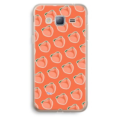 Just peachy: Samsung Galaxy J3 (2016) Transparant Hoesje