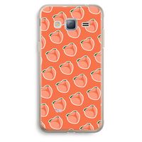 Just peachy: Samsung Galaxy J3 (2016) Transparant Hoesje