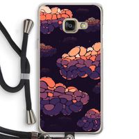 Patroon Wolken: Samsung Galaxy A3 (2016) Transparant Hoesje met koord