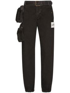 Dolce & Gabbana pantalon à poches cargo - Noir