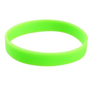 Siliconen armbandjes - stretch - neon groen - polsbandjes - volwassenen