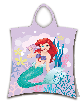 De Kleine Zeemeermin poncho - 50 x 115 cm - Katoen