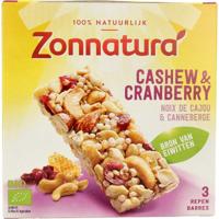 Zonnatura Notenreep cashew cranberry bio Zonnatura Notenreep cashew cranberry bio