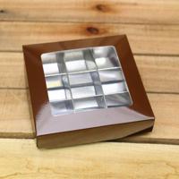 Bonbon doosjes - Chocolade doosje - Chocoladebruin 186 basic - 24 stuks