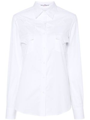 Ermanno Scervino chemise en coton à manches longues - Blanc