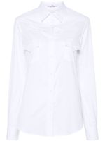 Ermanno Scervino chemise en coton à manches longues - Blanc - thumbnail