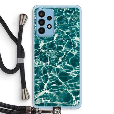 Weerkaatsing water: Samsung Galaxy A52 Transparant Hoesje met koord