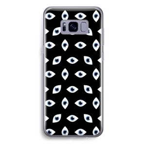 Eyes pattern: Samsung Galaxy S8 Plus Transparant Hoesje