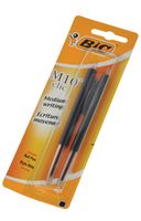 Bic balpen M10 Clic op blister, medium punt, zwart - thumbnail