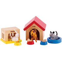 Huisdieren poppenhuis