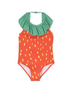 Stella McCartney Kids maillot de bain à volants - Rouge