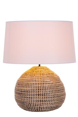 Lucide MADUKA - Tafellamp - Ø 45 cm - 1xE27 - Naturel | Premium