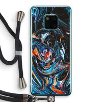 Black Unicorn: Huawei Mate 20 Pro Transparant Hoesje met koord