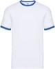 Fruit Of The Loom F159 Ringer Tee - White/Royal Blue - 3XL