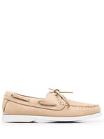 Scarosso chaussures bateau Oprah en cuir - Tons neutres