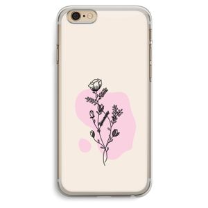 Roses are red: iPhone 6 Plus / 6S Plus Transparant Hoesje