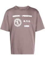 Heron Preston t-shirt Medieval Heron en coton biologique - Gris