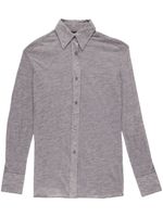 TOM FORD chemise en cachemire à manches longues - Gris - thumbnail