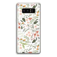Sweet little flowers: Samsung Galaxy Note 8 Transparant Hoesje