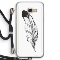 Pluim: Samsung Galaxy A5 (2017) Transparant Hoesje met koord