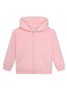 Marc Jacobs Kids hoodie à logo embossé - Rose