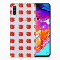 Samsung Galaxy A70 | Siliconen Case | Paprika Red