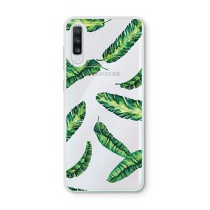 Lange bladeren: Samsung Galaxy A70 Transparant Hoesje