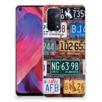 OPPO A93 5G | Siliconen hoesje | met foto Kentekenplaten