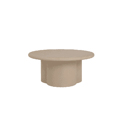 Tower Living Ronde Salontafel 'Mello' 90cm, kleur Beige