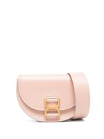 Chloé mini sac porté épaule Marcie en cuir - Rose